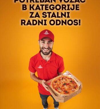 Fratelli Pizza – potreban vozač B kategorije za stalni radni odnos